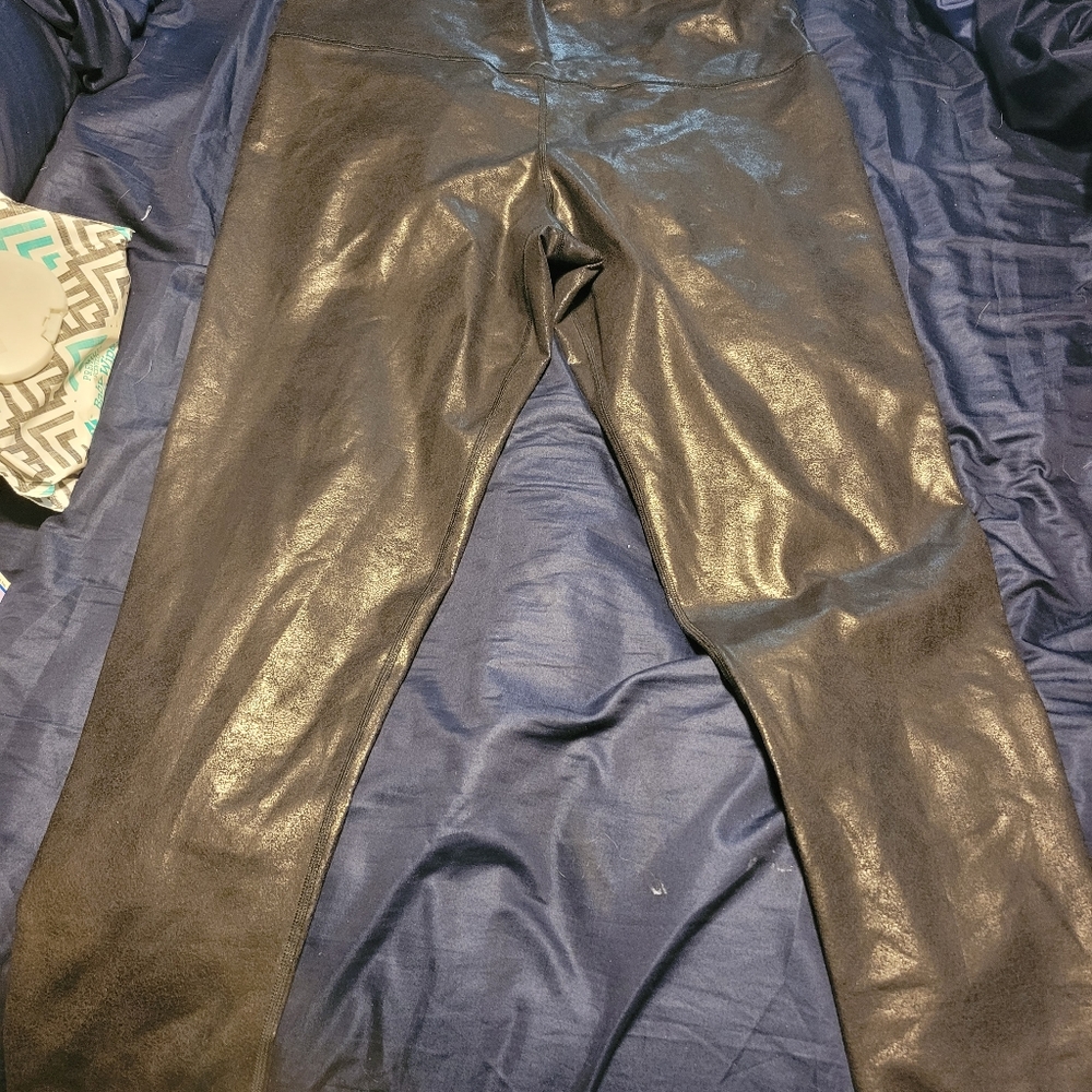 Pleather leggings